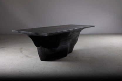Wabi Sabi Charred Ash Unique Coffee Table | EM115 of Erosio Collection