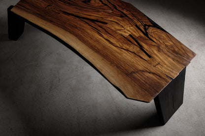 Walnut Slab Unique Coffee Table EM102 From 18Brut Collection
