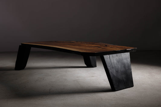 Walnut Slab Unique Coffee Table EM102 From 18Brut Collection | Main Image