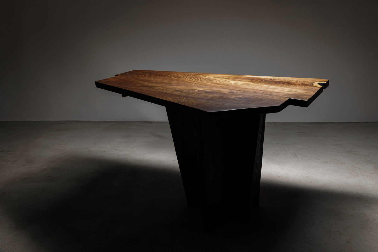 EM205 Of 18Brut Collection | Walnut Dining Table For 4 